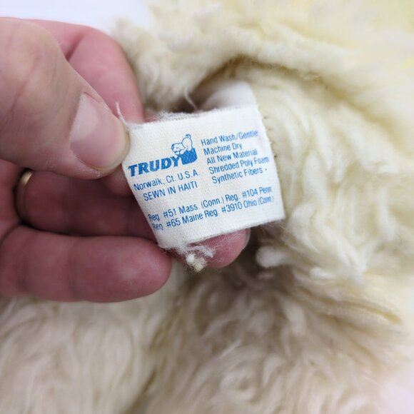 Vintage 1983 Lamb Chop Puppet by Shari Lewis Dandylion Trudy Plush 14" Larido - Picture 8 of 8